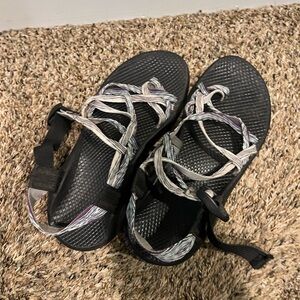 Chaco Strappy Sandals black, blue, purple